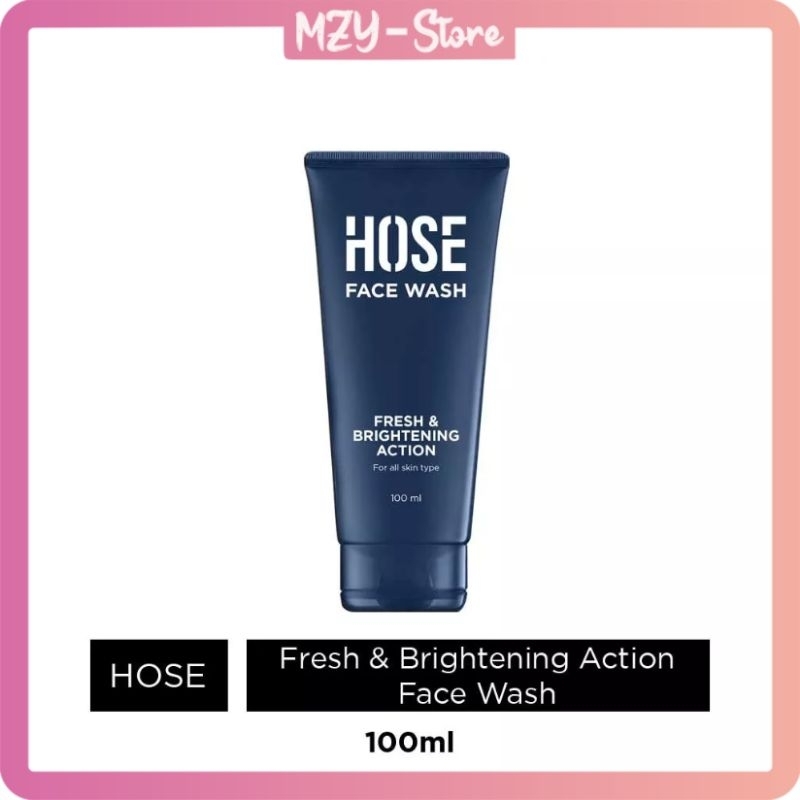 HOSE Face Wash Pembersih Wajah Pria Hose Acne &amp; Oil Deep Clean Hose Fresh &amp; Brightening Action Face Wash 100mL