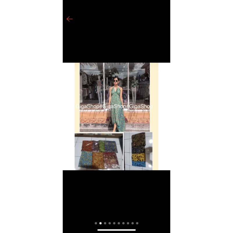 Longdress Gaya Motif batik