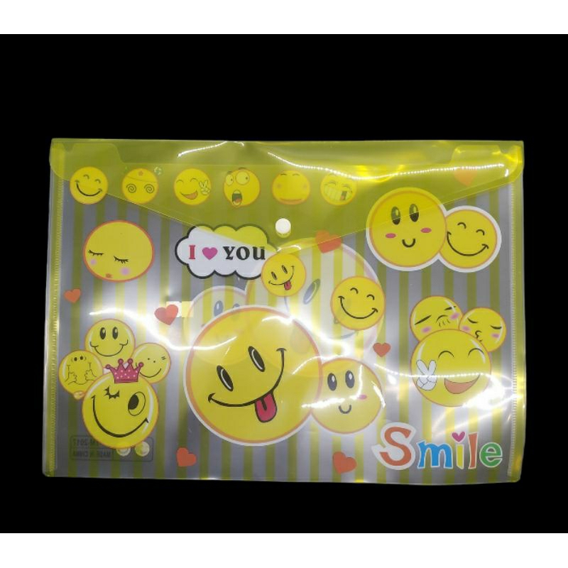 Map Kancing - MM2010 - Map Folio Motif Smile