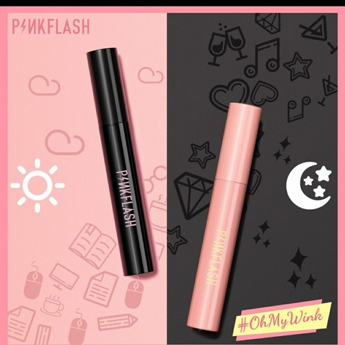 PINKFLASH MASCARA FIBER WATERPROOF NIGHT &amp; DAY