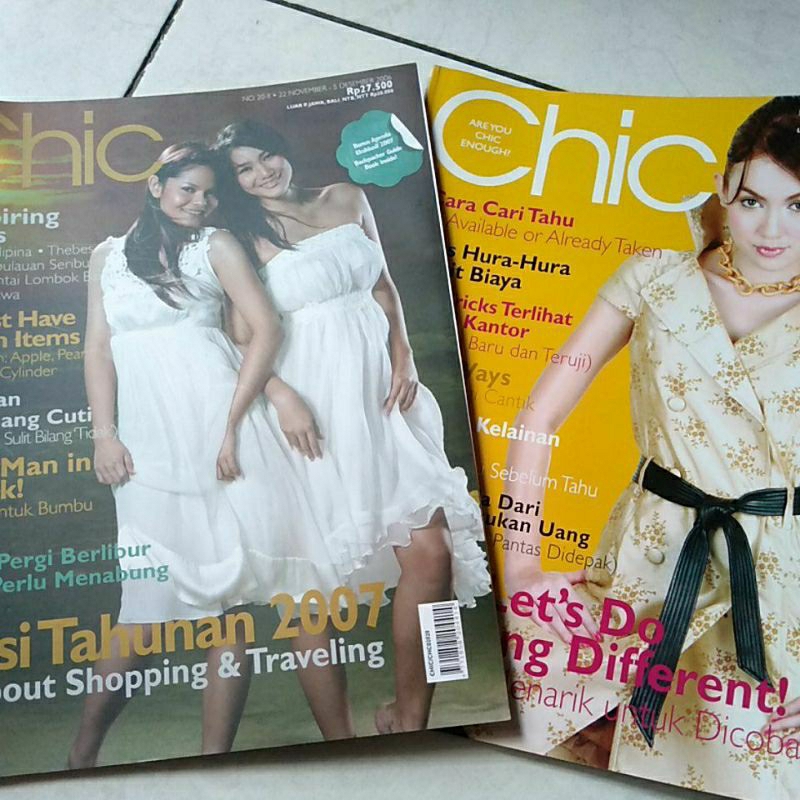 majalah chic no.20-21 tahun 2006 rianti