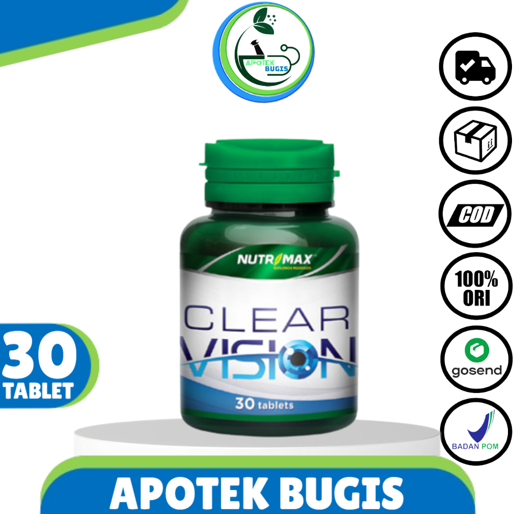 Nutrimax Clear Vision With Eyebright Herb - 30 Tablet - ViTAMIN Mata