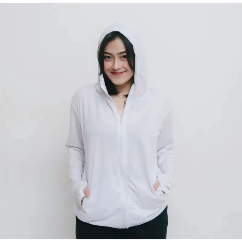 promo Jaket mesh hoodie UV protection olahraga JPS WomenWOMEN AIRism Jaket Mesh Hoodie UV Protection