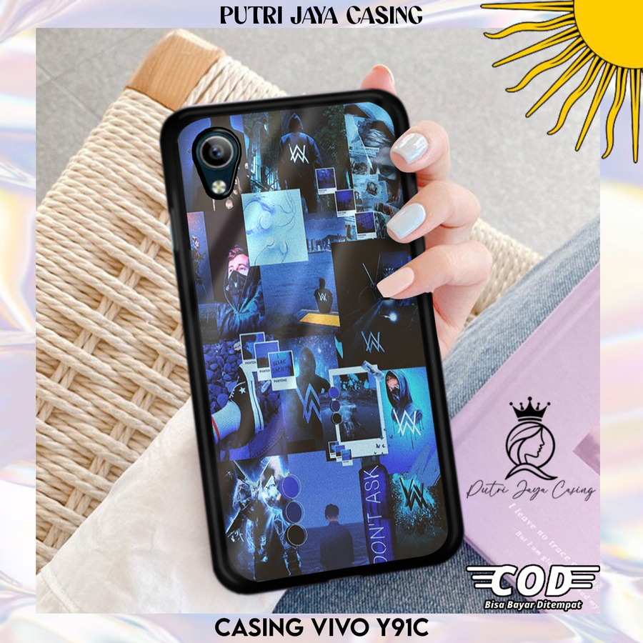 Case Hp VIVO Y91C Motif [ AESTHEBLUE ] Casing Hardcase Softcase Estetik Premium Keren Aksesosris Pel