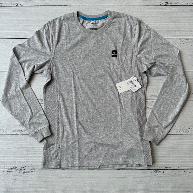 RIPCURL baju kaos lengan panjang P21 VAPORCOOL abu ORIGINAL 100% NEW