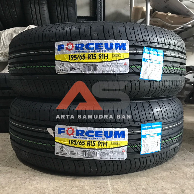 Ban Forceum Ecosa WLW 195 / 65 R 15 R15 White Line Wall