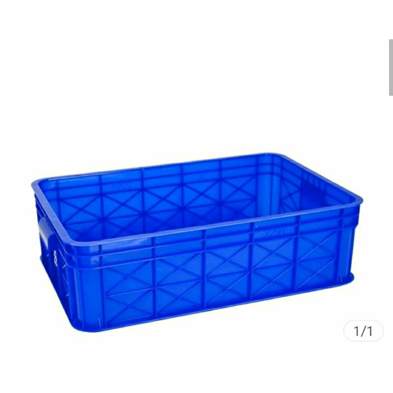 Green Leaf 2291 P Box Container P64xL43xT19 Keranjang Industri Plastik Krat Tempat Penyimpanan Roti Spare Part Kotak Perkakas