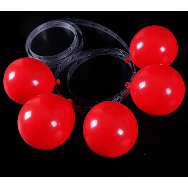 [100 Pcs] Balon Rantai / Balon Chain / Kait Balon Stripe / Tape Balon Dekorasi / Strip Balon / Party Chain Balon