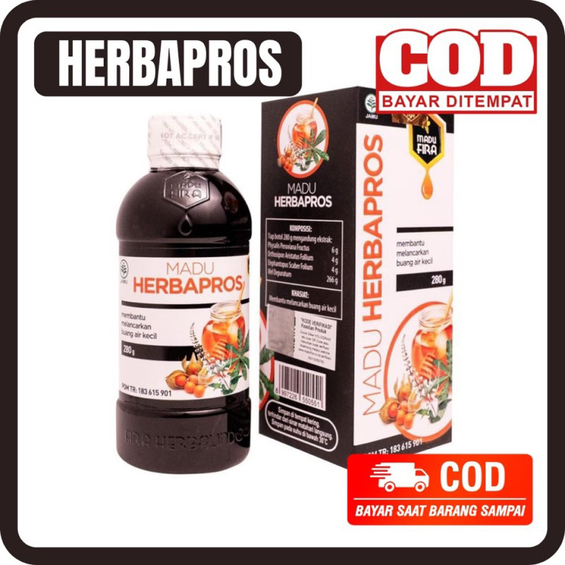 Madu Herbapros Obat Prostat Ampuh Prostatitis dan Batu Ginjal - Obat Kencing Batu - Ereksi - Herbapr