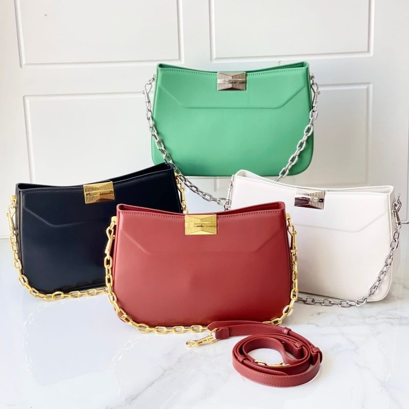 PROMO SALE Tas ck selempang bahu hitam putih hijau coklat