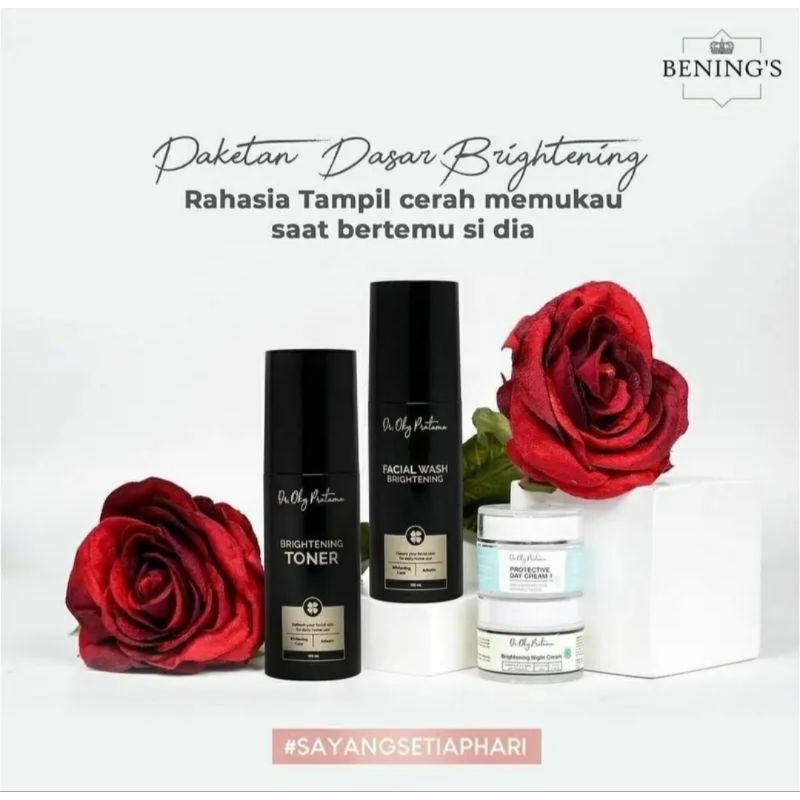 Bening's clinic paket dasar brightening