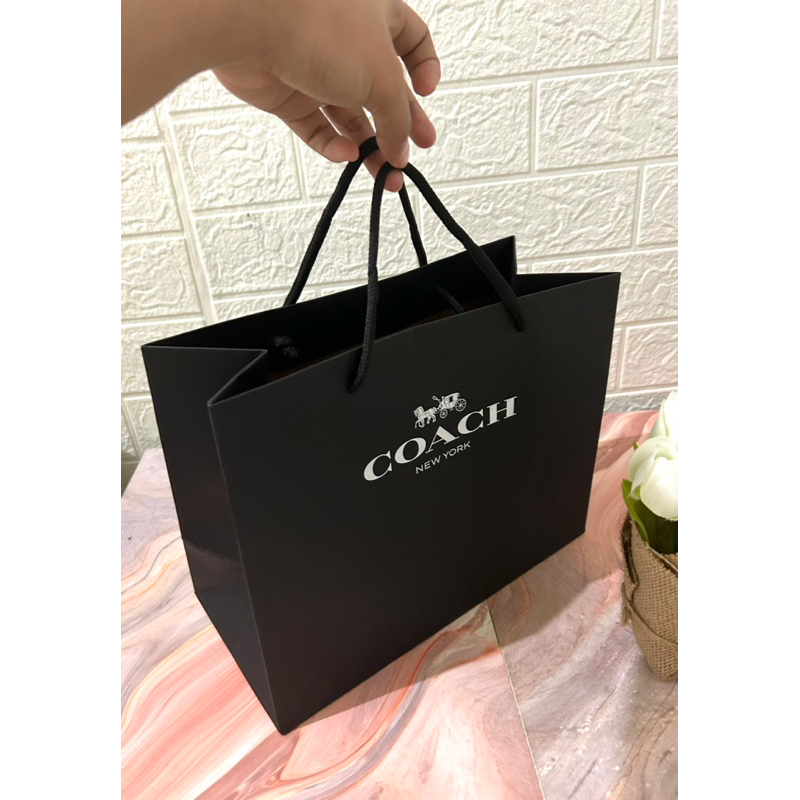 Paper Bag Coach Original Store Ukuran Small ( Ready Stock JKT )