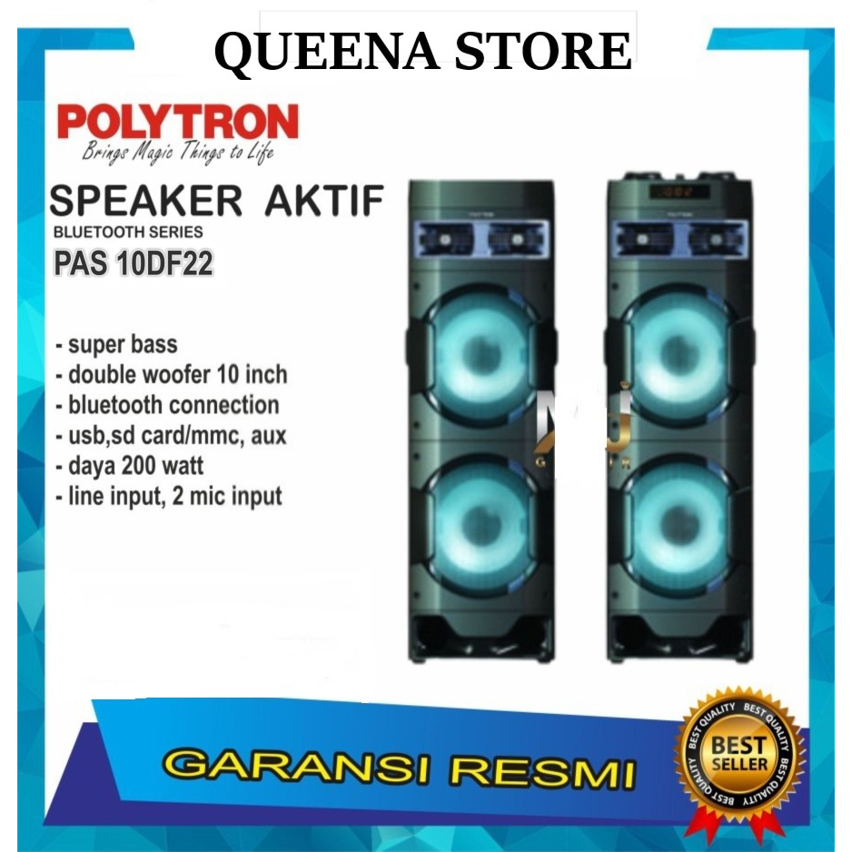 SPEAKER POLYTRON 10D28 BLUETOOTH ( DALAM KOTA PALANGKARAYA)