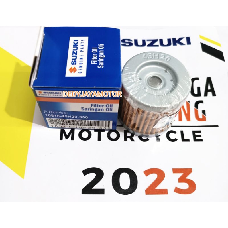 Filter oil Suzuki satria fu 150 original 16510-45H20-000 Filter oil Suzuki satria fu 150 pnp satria fu injeksi GSX-R 150 original Suzuki genuine parts