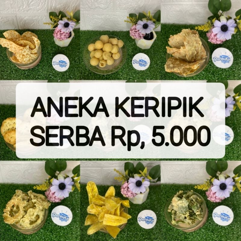 

[PROMO NEW PRODUK] Aneka Keripik Serba 5Rb