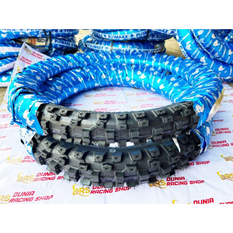 Ban Primax Primaax Ban Trail Ban Cross Ring 16 19 Ring 18 21 Primaax Godzilla 90/100 16 70/100 19 100/100 18 80/100 21 Ban KLX Ban CRF Sepasang depan belakang