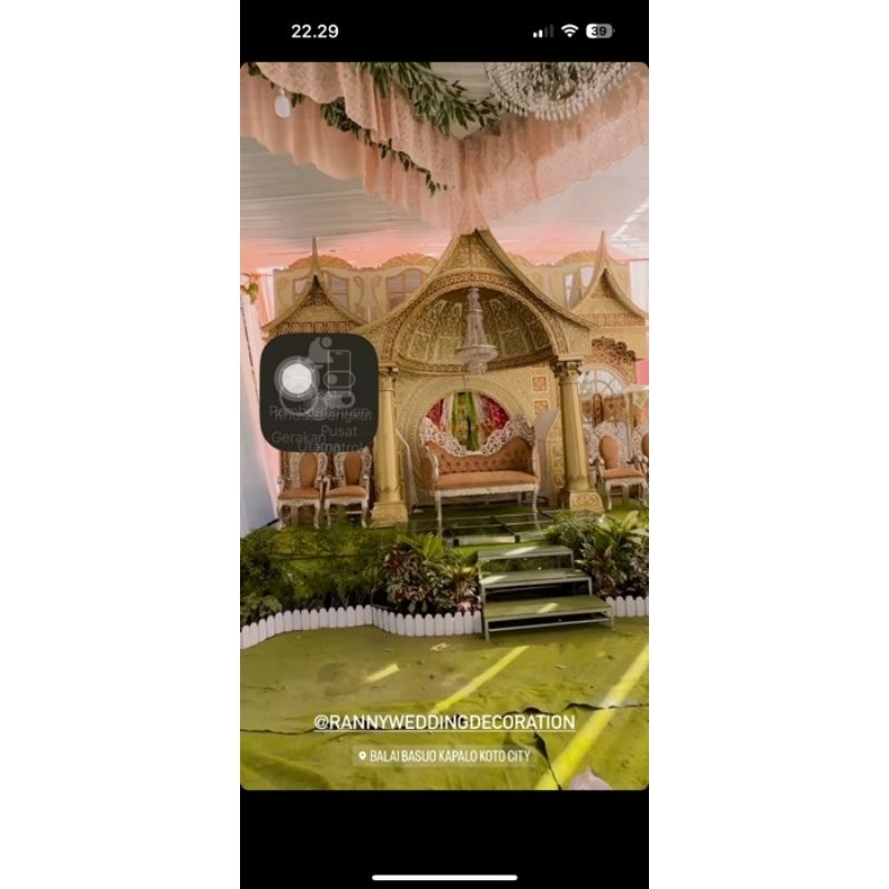 pagar dekorasi pelaminan pagar panggung