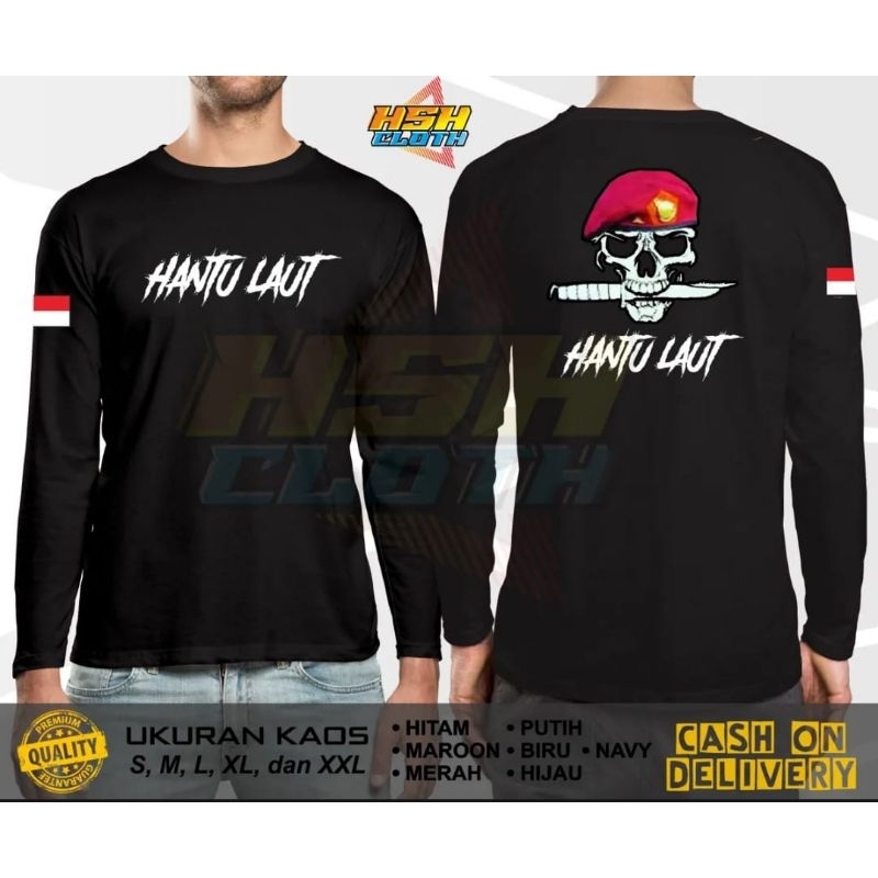KAOS LENGAN PANJANG HANTU LAUT PELAUT