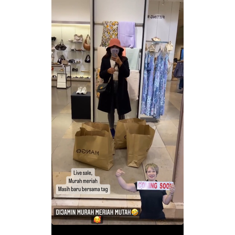 Link live semua harga ada disini, brand Mango New tapi harga rasa preloved