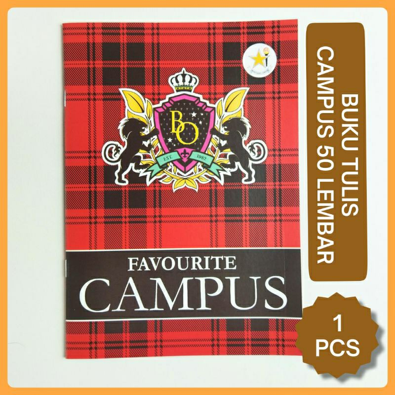 

Buku Tulis Campus 50 Lembar Panjang / Buku Tulis Garis Panjang / Buku Tulis