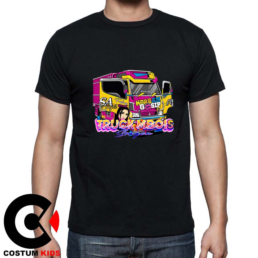 BAJU KAOS ATASAN TRUK MBOIS SRAGEN