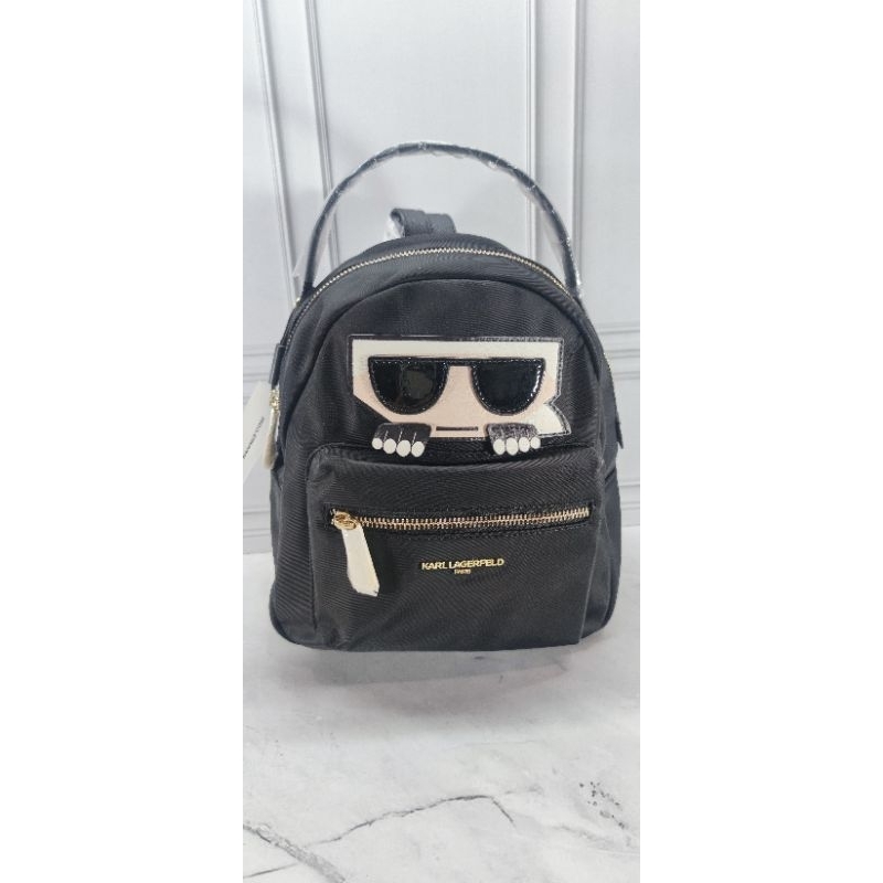 Karl Lagerfeld amour black backpack