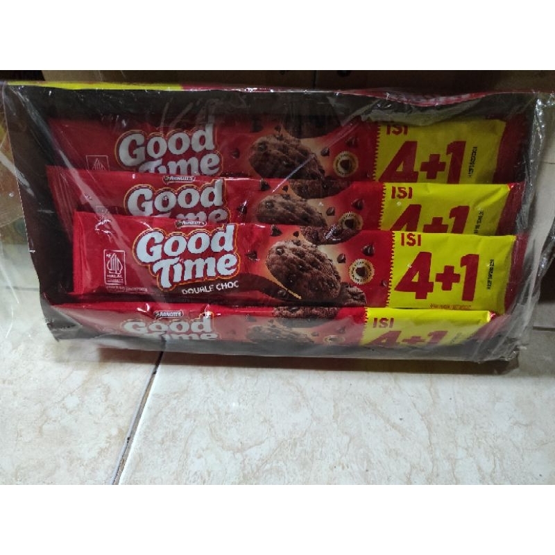 

Good time Goodtime Double Choc 1 box isi 12 pcs ( @27gr )KEMASAN BARU UKURAN LEBIH BESAR