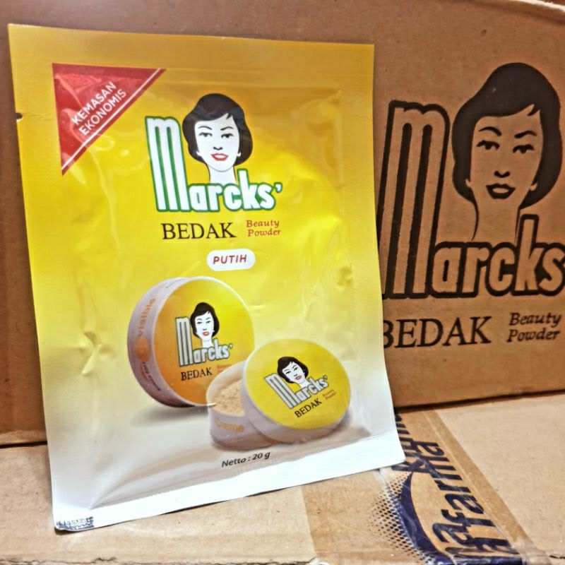 Marcks Bedak Beauty Powder Putih 20g