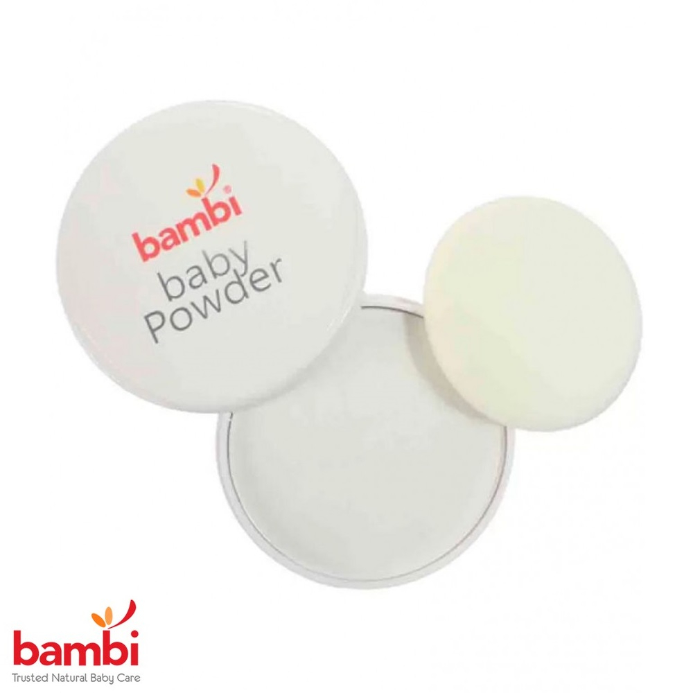 Bambi Compact Baby Powder Bedak Bayi Padat Aman