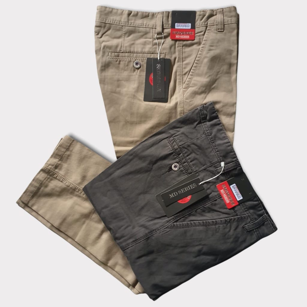 Celana Panjang Pria Katun EMDEREE 100 % Original Reguler Bahan Kanvas Kualitas CARDINAL EMBA DLC Sta