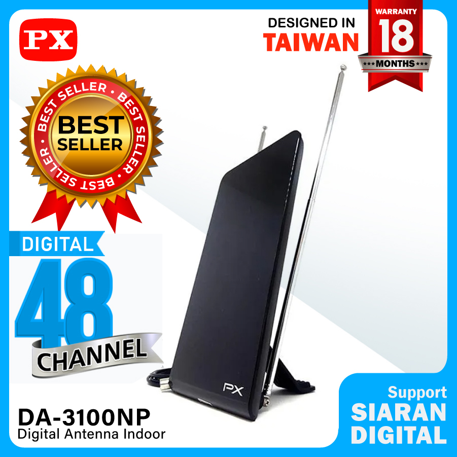 Antena TV Digital Analog Indoor Antenna PX DA-3100NP