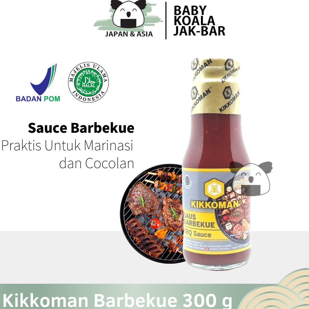 

KIKKOMAN Honey BBQ Sauce 300 g Halal..