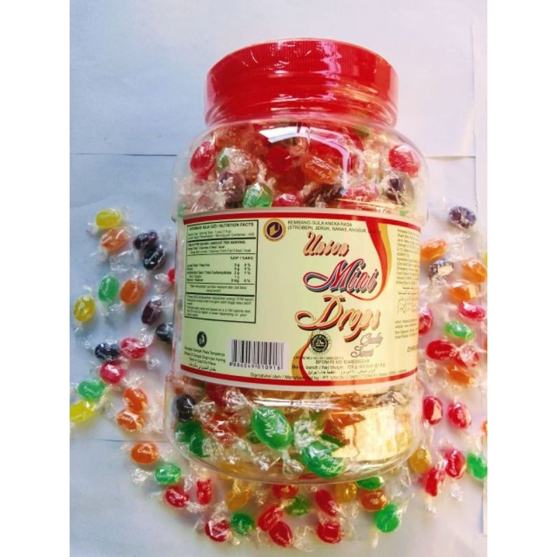

grosir permen mini mini, toples rasa buah , isi 400butir