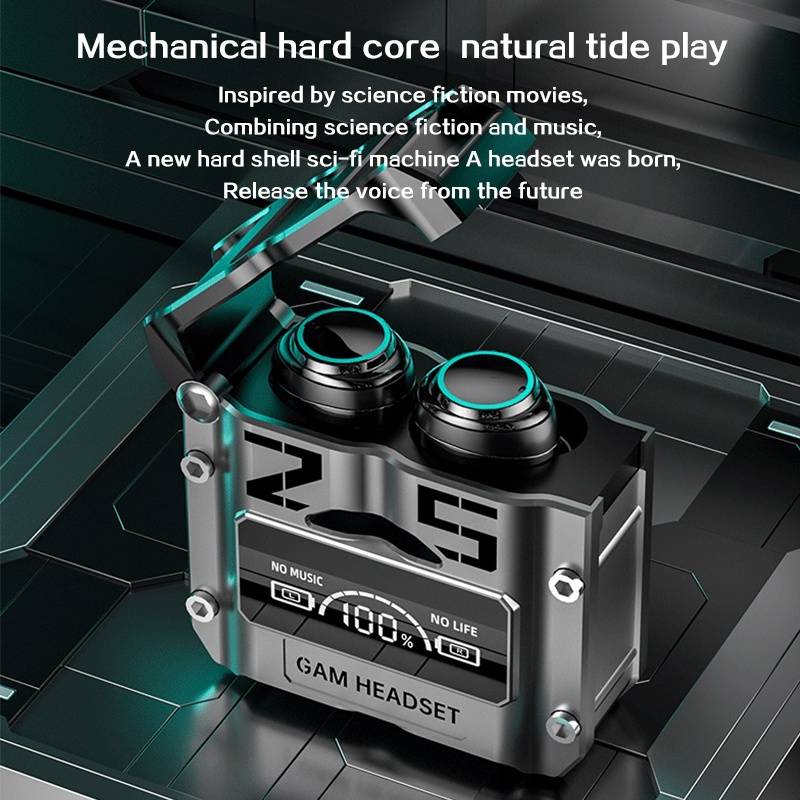 (COD) TWS M25 Bluetooth Headset 5.3 Waterproof Wireless Headphone 9D Stereo Sports Earbuds LED Microphone Earphone