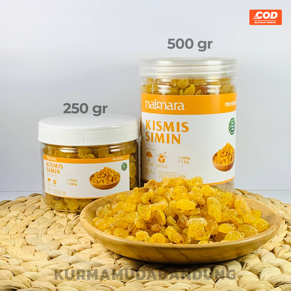 

Kismis Golden Simin Mutiara Manis Oleh Oleh Haji dan Umroh 250Gr 500Gr