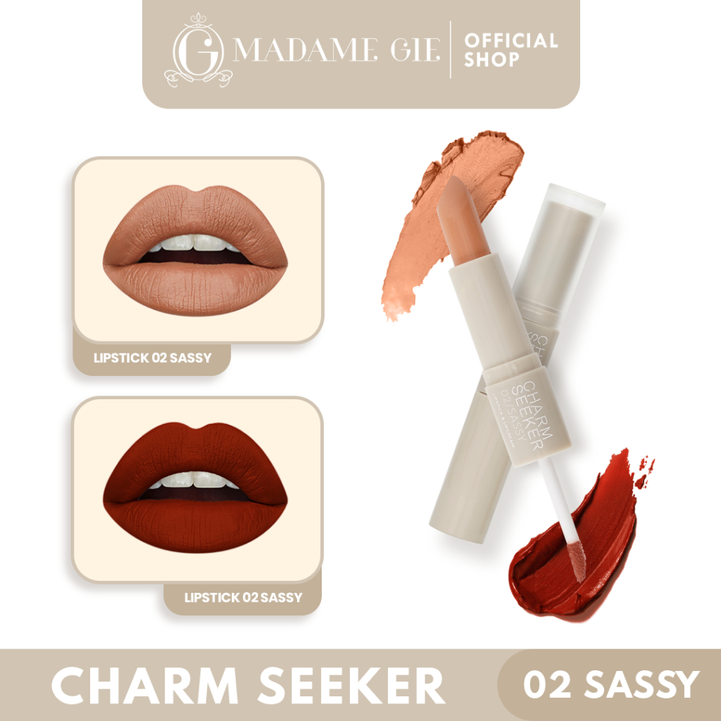 [READY] Madame Gie Charmseeker 2in1 Ombre - Make Up Soft Matte Finish