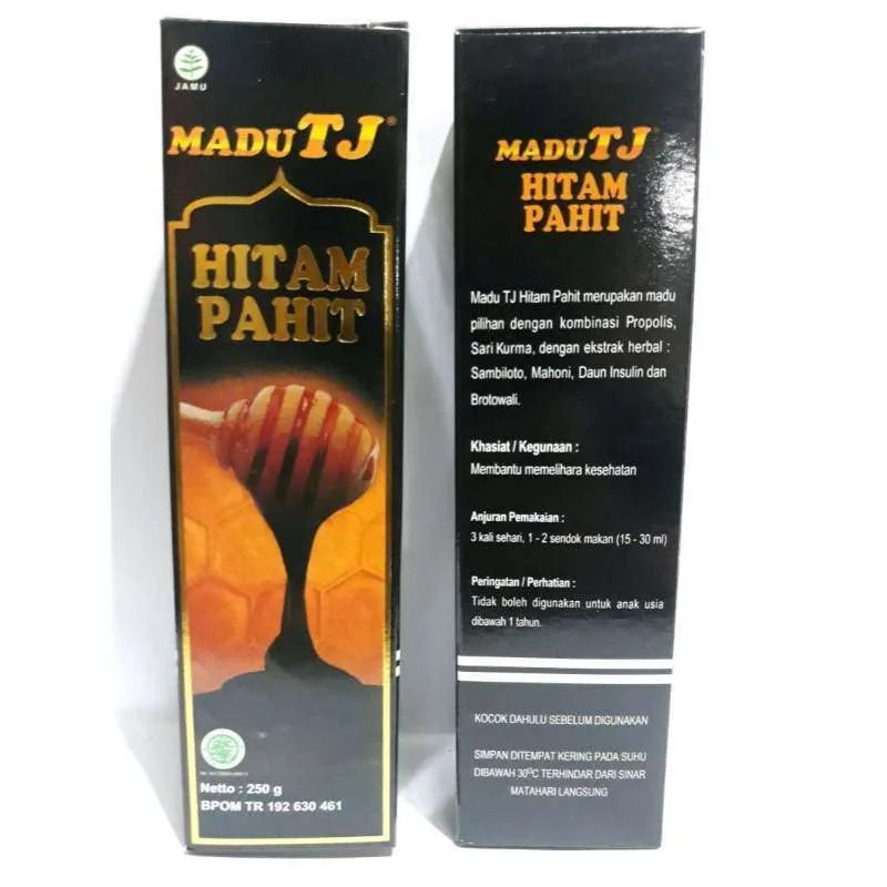 

Madu TJ Hitam Pahit 250gr- Untuk Meningkatkan Daya Tahan Tubuh