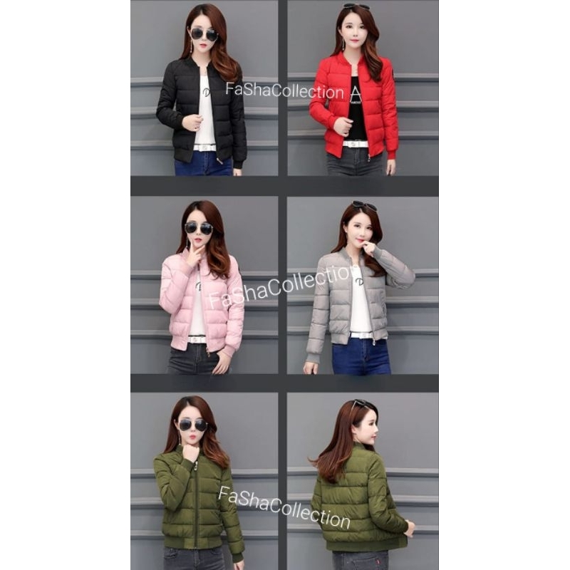 jaket parasut korea wanita jaket bomber jaket jaket