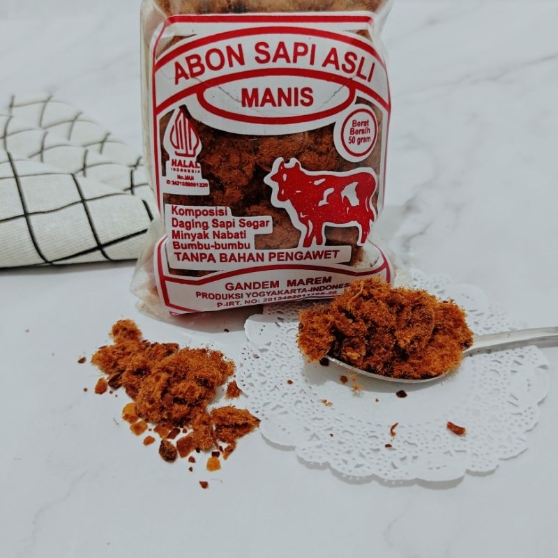 

ABON SAPI MANIS ASLI (50gram)