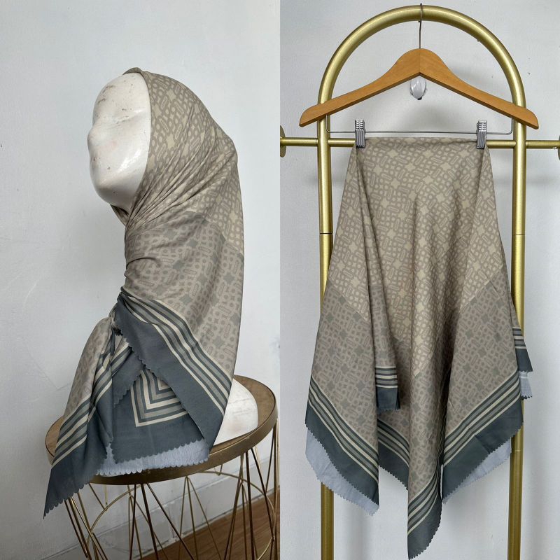 Afrahijab/ Segi Empat Voal Motif JP 044