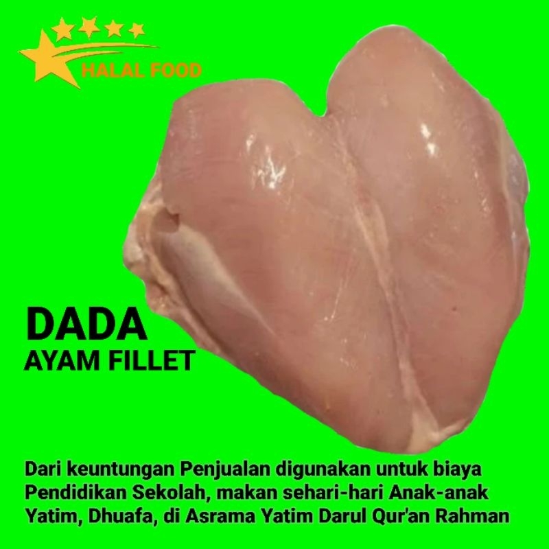 

Dada Ayam Fillet 1 Kg, Fresh, Segar, Halalan Thayyiban