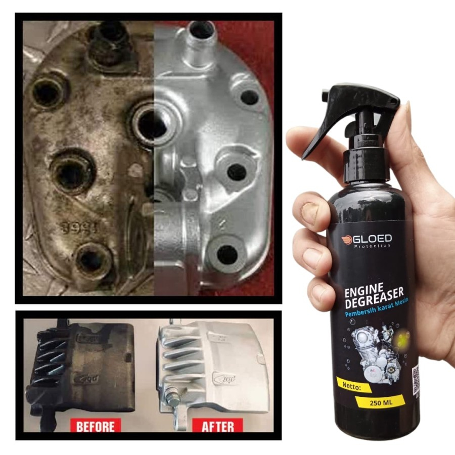 Gloed Engine Degreaser Pembersih Mesin Motor Pembersih mesin mobil Permbersih Kerak Pembersih Karat Mobil Motor