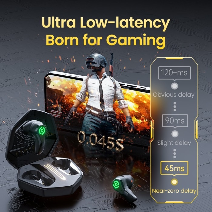 Haylou G3 TWS True Wireless Gaming Eaphone Bluetooth - International Version - Garansi 1 Tahun