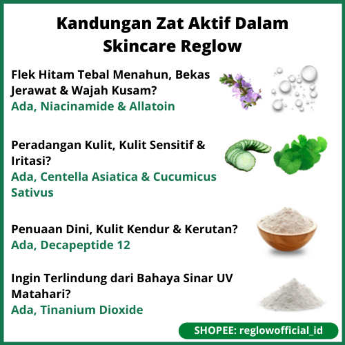 Bundling Reglow Intensive Day Cream + Whitening Night Cream Skincare Dokter Shindy Original