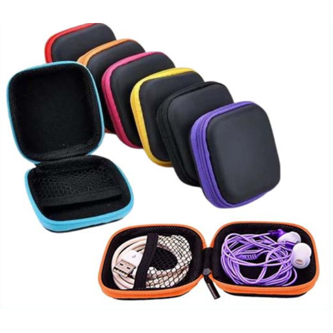 A482 TRAVEL POUCH dompet persegi case organizer tempat heahset koin coin kunci kotak obat penyimpanan charger mini tas wanita wallet organizer