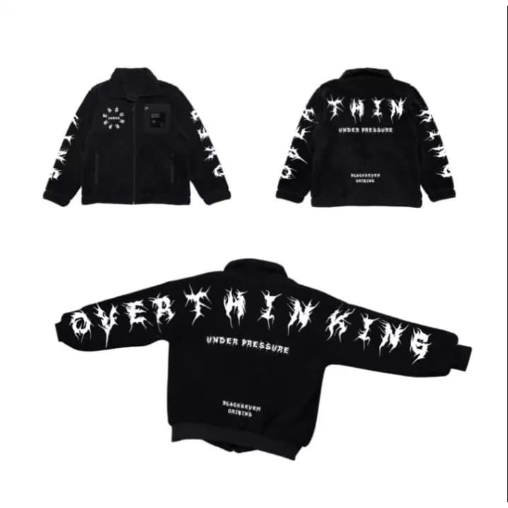 JAKET SHERPA GENIUS TERBARU DAN KEKINIAN FULL BORDIR GAYA KOREA SIZE M L XL