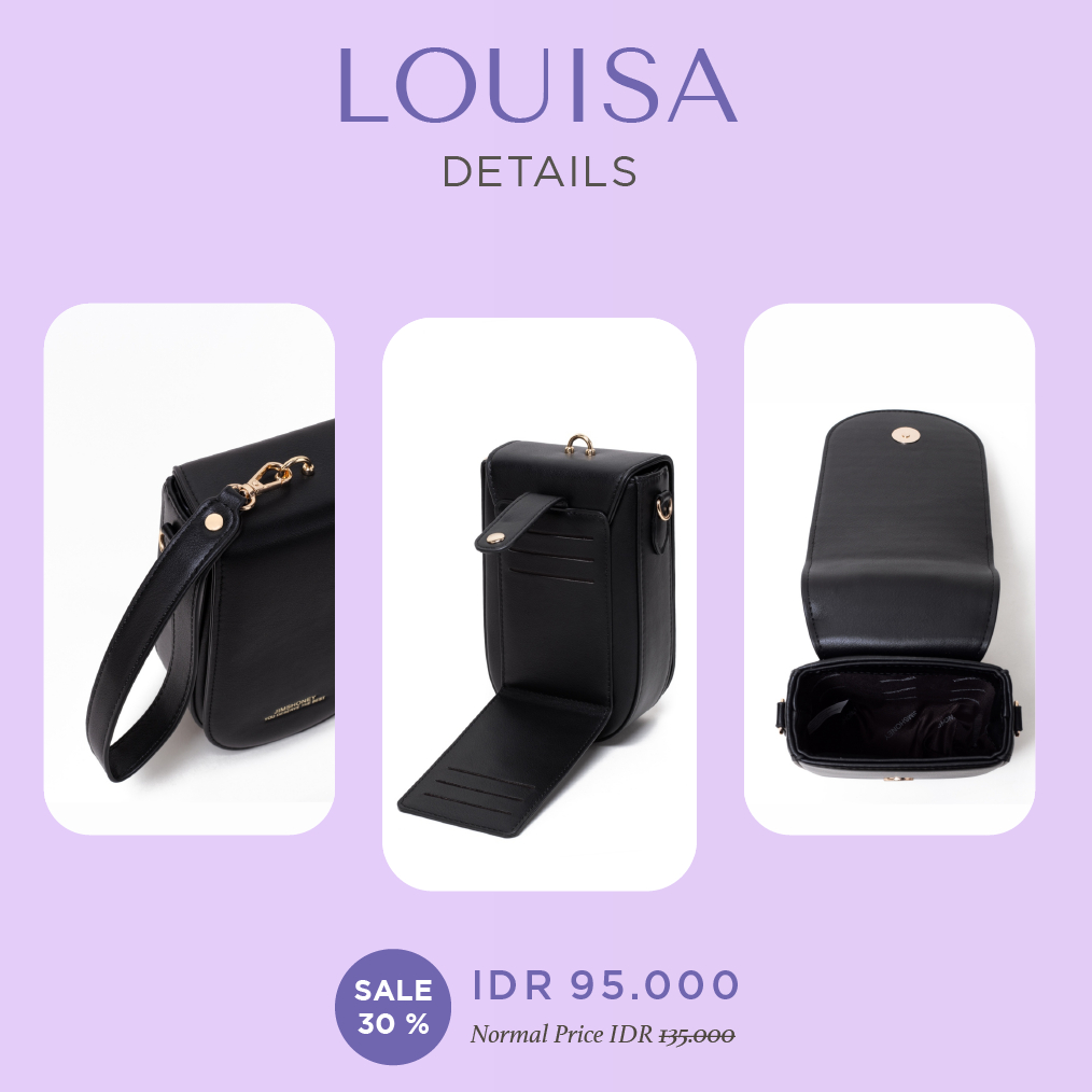 Jims Honey - LOUISA MINI BAG - Tas Selempang Wanita Import Original