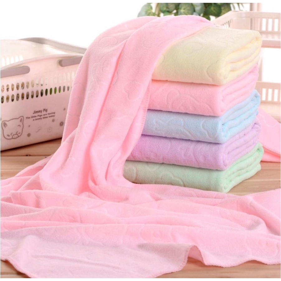 Handuk Beruang - Handuk Mandi Microfiber