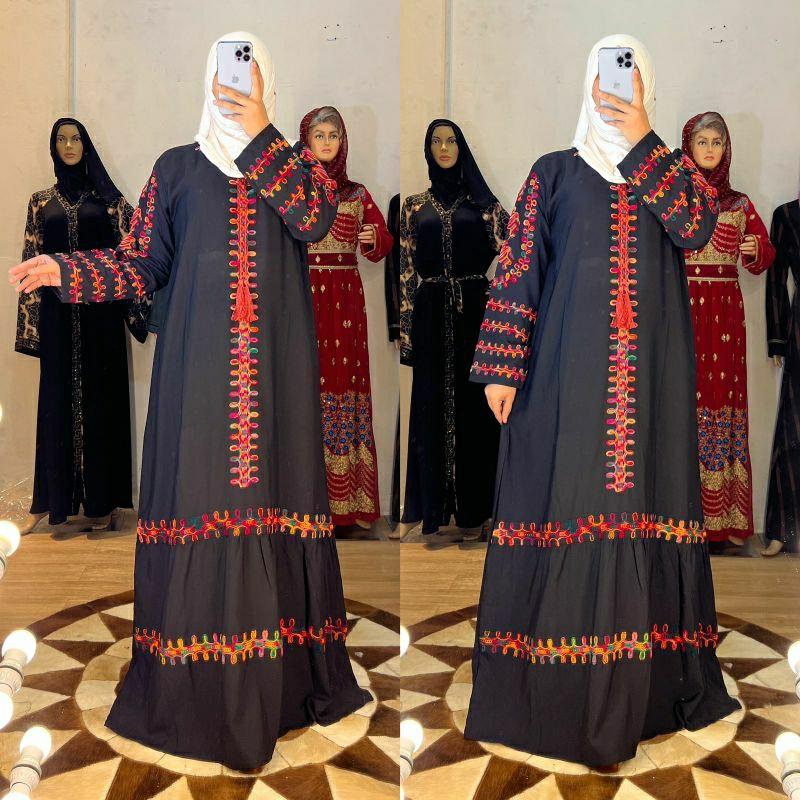 Abaya Katun Original Import Mesir