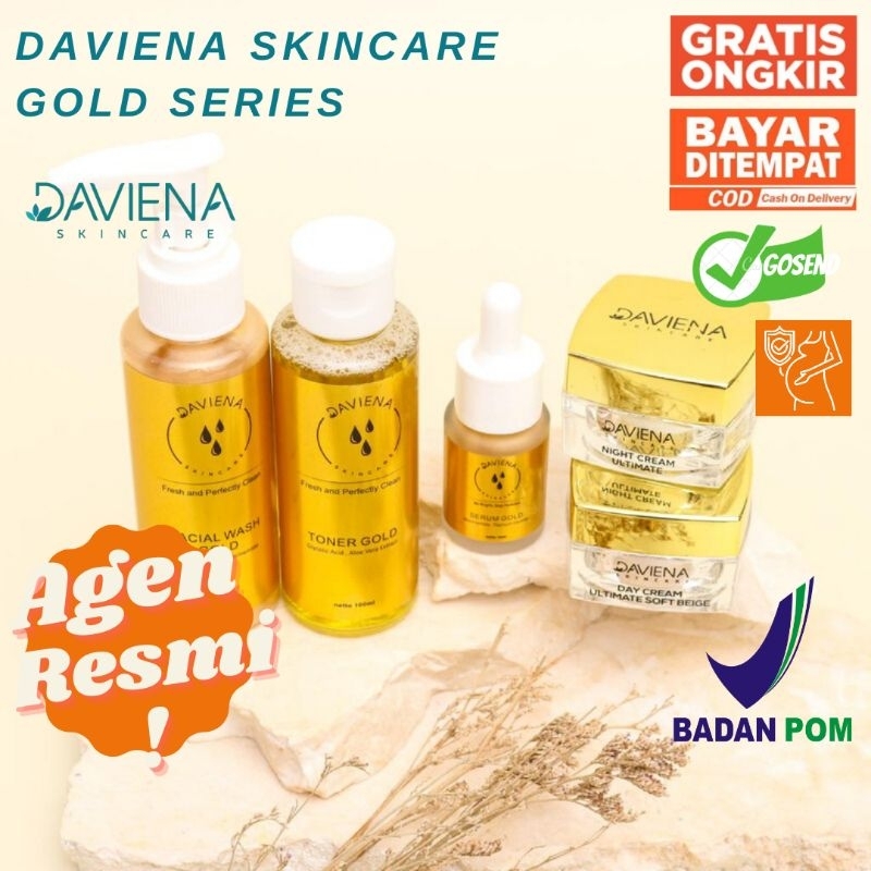 PENGHILANG FLEK HITAM BANDEL DAVIENA SKINCARE DARKSPOT SERIES GOLD SERIES KEMASAN BARU DAVIENA SKINC